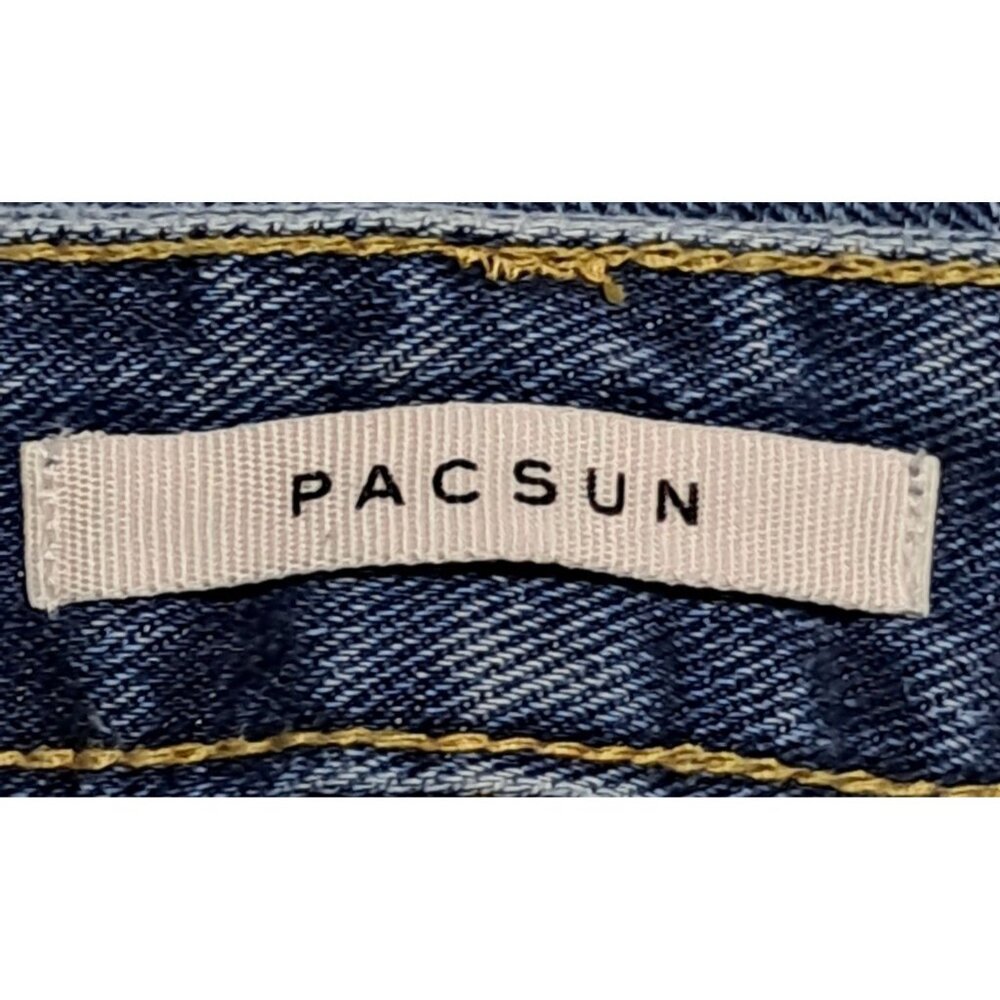 PacSun 90s Boyfriend Jeans Womens Size 25 Blue Two-Tone Denim Vintage - Picture 2 of 14